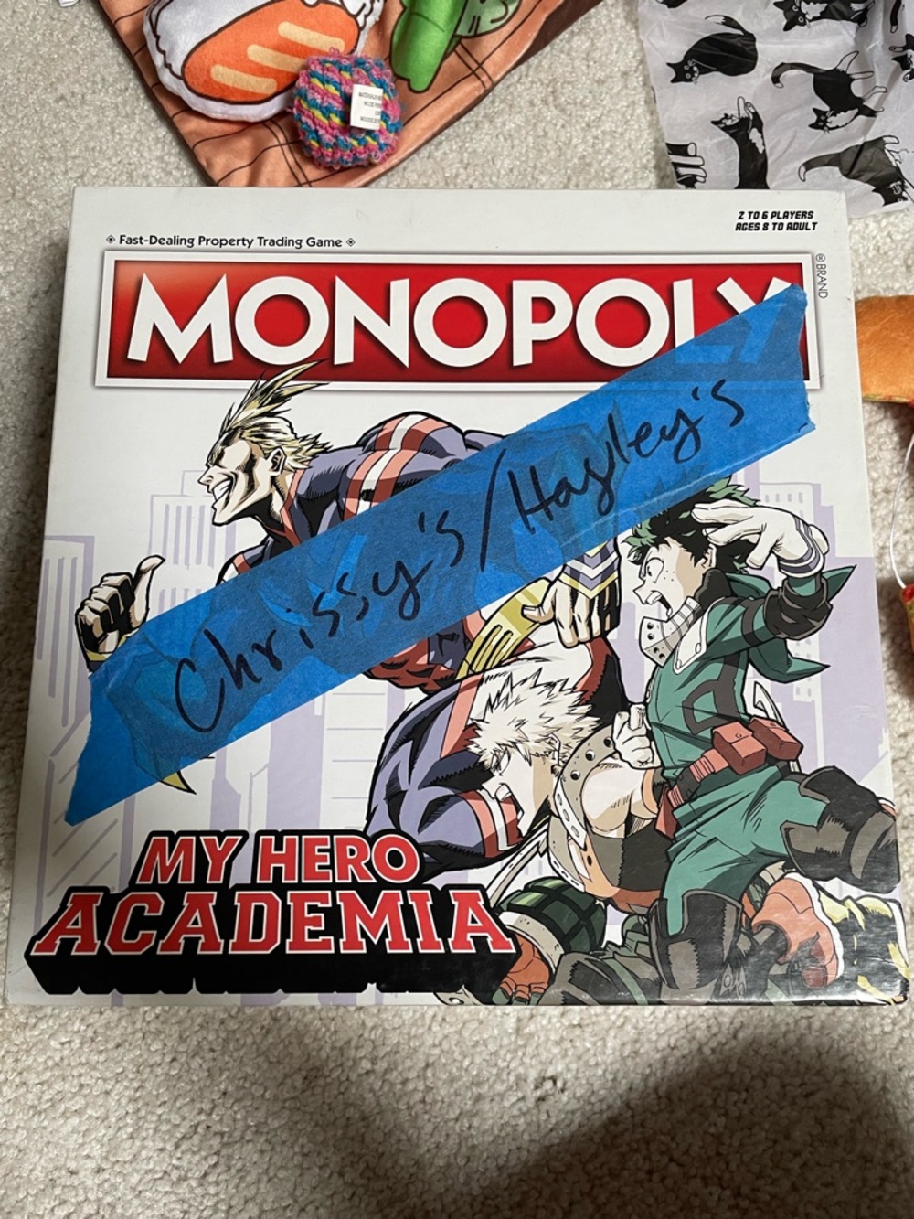 My Hero Academia Monopoly Board Game GameStop Exclusive Edition